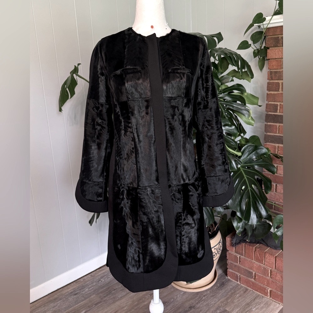 💰BIG SALE Marni Classic Black Lamb Fur Coat made in Italy. Excellent condition. - Picture 7 of 13